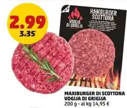 PENNY Maxiburger di Scottona Voglia di Griglia offerta