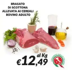Supermercati Visotto Brasato di scottona allevata ai cereali bovino adulto offerta