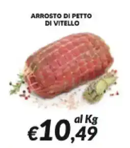 Supermercati Visotto Arrosto di petto di vitello offerta