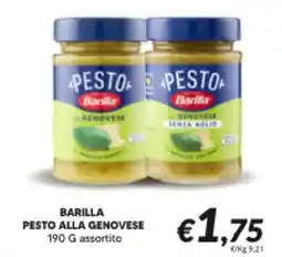 Supermercati Visotto Barilla Pesto alla genovese offerta