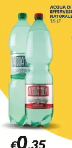 Supermercati Visotto Acqua minerale naturale offerta