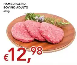 Migross Supermercati e Market Hamburger di bovino adulto offerta
