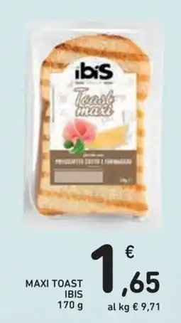 Conad Superstore Maxi toast ibis offerta