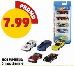 PENNY Hot Wheels: 5 macchinine offerta
