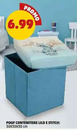 PENNY Pouf contenitore Lilo e Stitch offerta