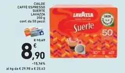 Conad Superstore Cialde caffè espresso Suerte Lavazza offerta