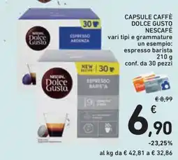 Conad Superstore Capsule caffè Dolce Gusto Nescafé offerta