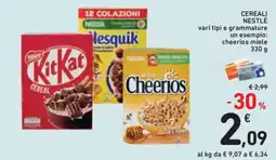 Conad Superstore Cereal Nestlé offerta