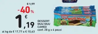 Dessert Muu Muu Cameo