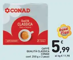 Conad Superstore Caffè qualità classica Conad offerta