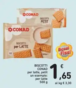 Conad Superstore Biscotti Conad per latte, petit offerta