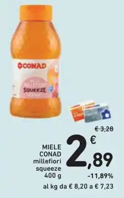 Conad Superstore Miele Conad millefiori squeeze offerta