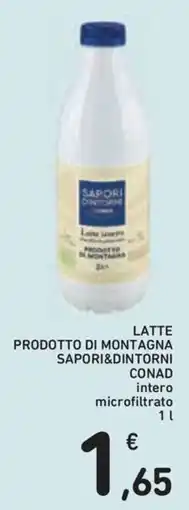 Conad Superstore Latte intero microfiltrato offerta