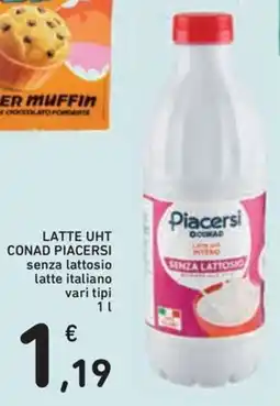 Conad Superstore Latte uht conad piacersi senza lattosio latte italiano offerta