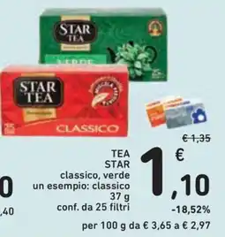 Conad Superstore Tea star classico, verde offerta