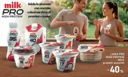 Conad Superstore LINEA PRO HIGH PROTEIN MILK offerta