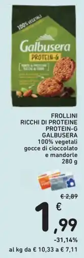 Conad Superstore Galbusera Frollini ricchi di proteine protein-G offerta
