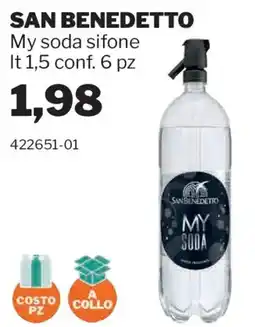 GrosMarket San Benedetto My Soda sifone offerta