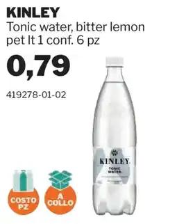 GrosMarket Kinley tonic water bitter lemon offerta