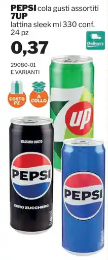 GrosMarket Pepsi cola gusti assortiti 7up offerta