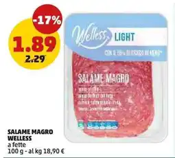 PENNY Salame magro Welless Light offerta