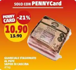 PENNY Guanciale stagionato al pepe sapor di cascina offerta