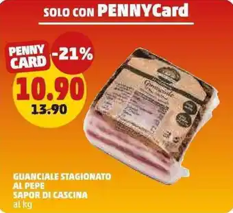 PENNY Guanciale stagionato al pepe sapor di cascina offerta