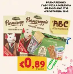 Supermercati Visotto Parmareggio l'ABC della merenda offerta