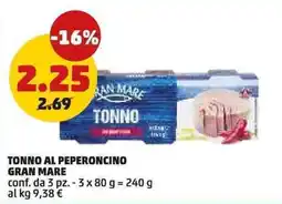 PENNY Tonno al peperoncino Gran Mare offerta