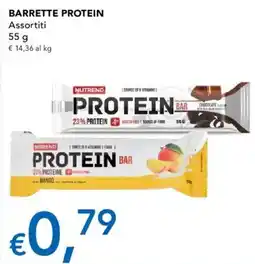 Migross Supermercati e Market Nutrend Protein Bar offerta