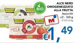 Migross Supermercati e Market Alce Nero omogeneizzato alla frutta offerta