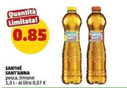 PENNY Santhé Sant'Anna pesca, limone offerta