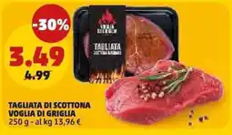 PENNY Tagliata di scottona voglia di griglia offerta