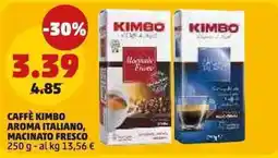 PENNY Caffè Kimbo Aroma Italiano, Macinato Fresco offerta
