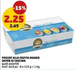 PENNY Yogurt alla frutta magro Sapor di Cascina offerta