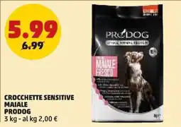 PENNY Crocchette sensitive maiale Prodog offerta