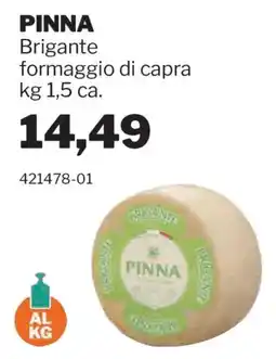 GrosMarket Pinna formaggio di capra offerta