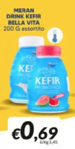 Supermercati Visotto Drink kefir bella vita offerta