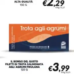 Supermercati Visotto Trota agli agrumi offerta