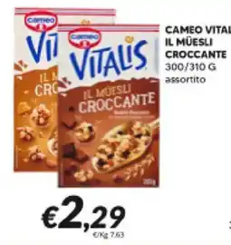 Supermercati Visotto Vitalis il muesli croccante offerta