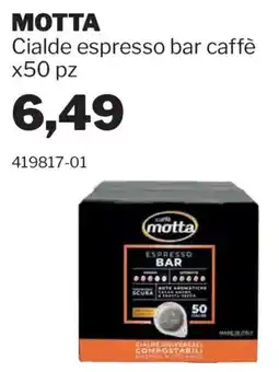 GrosMarket Cialde espresso bar caffè Motta offerta