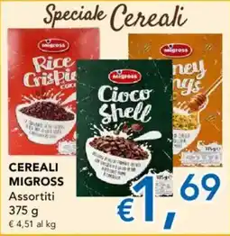 Migross Supermercati e Market Cereali Migross offerta