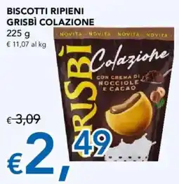Migross Supermercati e Market Biscotti ripieni Grisbi Colazione offerta