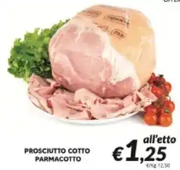 Supermercati Visotto Prosciutto cotto Parmacotto offerta