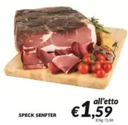 Supermercati Visotto Speck Senfter offerta
