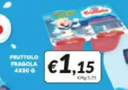 Supermercati Visotto Fruttolo fragola offerta