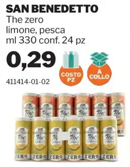 GrosMarket San Benedetto The zero limone, pesca offerta