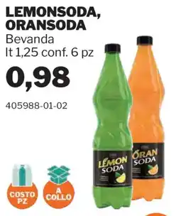 GrosMarket Lemon Soda, Oran Soda offerta
