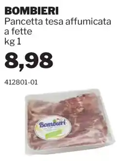 GrosMarket Pancetta tesa affumicata Bombieri offerta