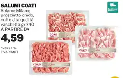 GrosMarket Salame Milano prosciutto crudo offerta